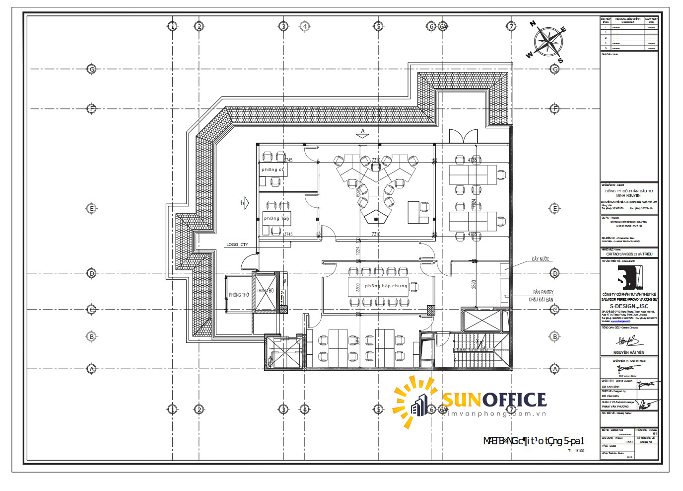 Tòa nhà 33A Bà Triệu 1 Layout mặt bằng tòa nhà 33A Bà Triệu