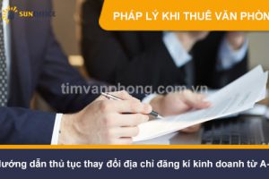 Hướng dẫn thủ tục thay đổi địa chỉ đăng kí kinh doanh từ A-Z